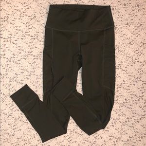 Army Green Powerhold Fabletics Leggings